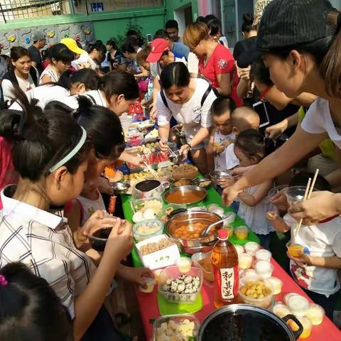 南宁面粉厂幼儿园“庆六一美食分享会”