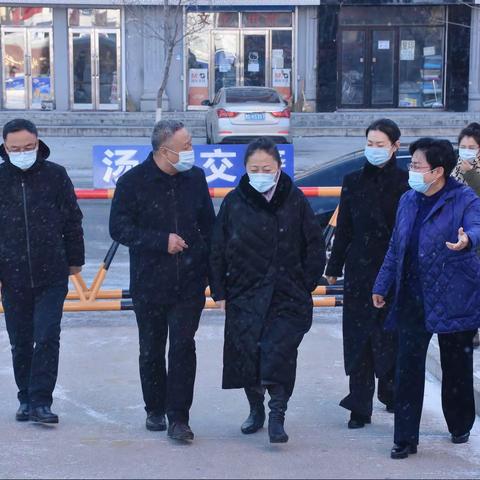 副市长、市教育局局长及县、局领导到实验小学进行疫情安全检查工作