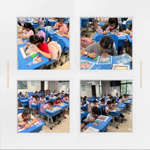 缤纷钻石画，多彩润童心——三亚市吉阳区月川小学钻石画社团特色服务课程