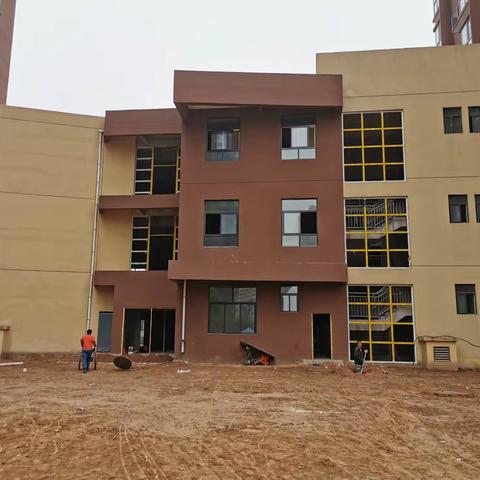 谭家街道天河新府社区幼儿园移交工作进入路面硬化阶段