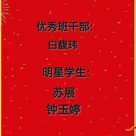 2108班光荣榜——第一期