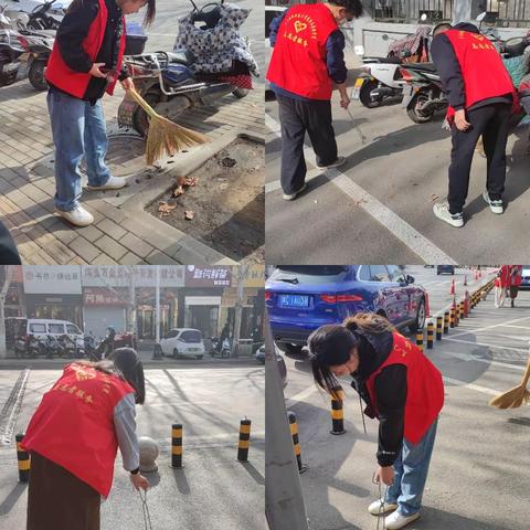 创建文明校园，助力文明城市｜食品园林学院开展清扫街道志愿服务活动