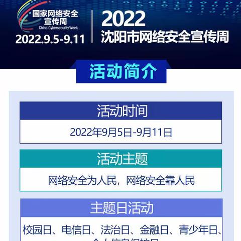 2022年沈阳市网络安全宣传周