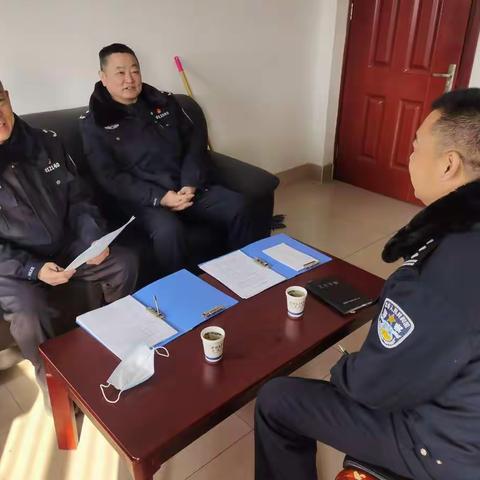 分局督导组到森警大队督导检查工作