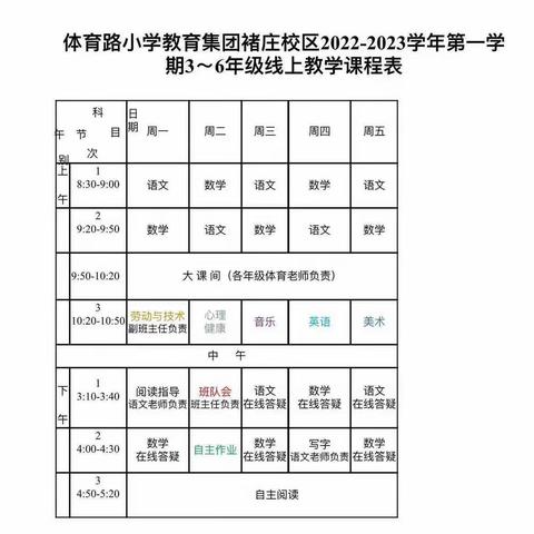 停课不停学，线上共成长——褚庄校区综合组线上教学纪实