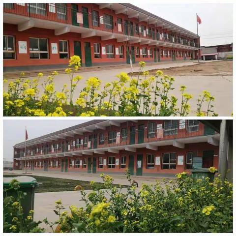 南沿村镇西王庄小学开学演练
