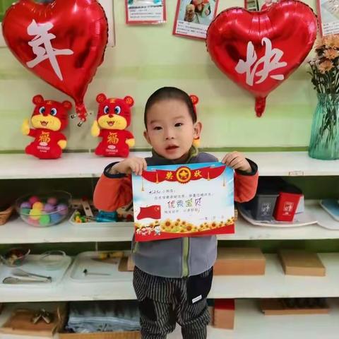 济南市天桥区安可幼儿园海豚班🐬之西西（刘开元）小朋友的成长足迹