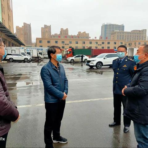 抚州市市场监管局领导雷满春一行到高新区督查食品安全和疫情防控