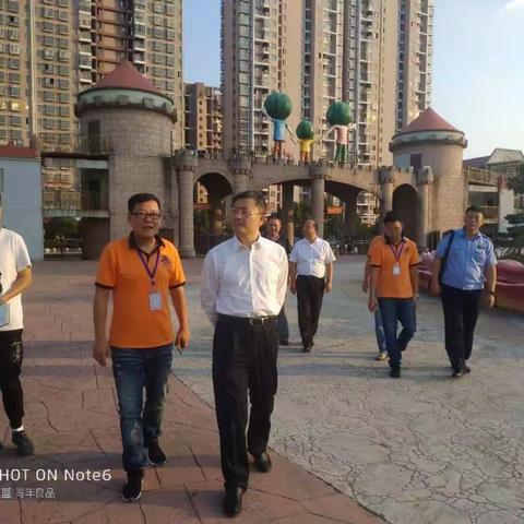 肖承贵副市长督查梦湖游乐场大型游乐设施安全