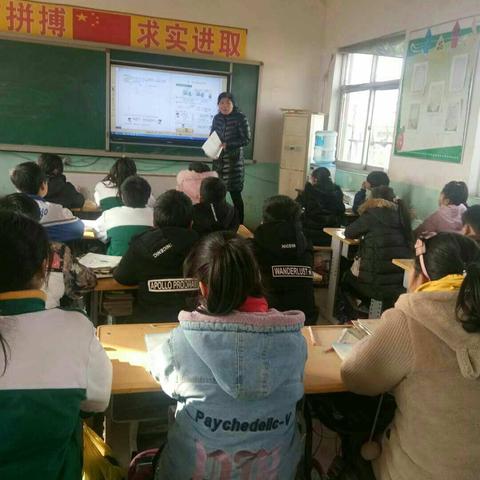 骨干引领，共促成长――胡口学校说讲评课