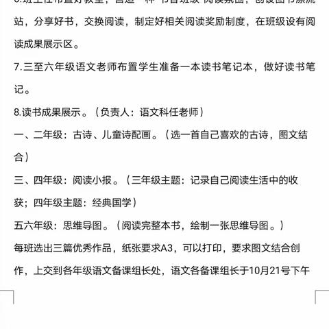 读书明志，成就梦想一一记二（6）班读书活动