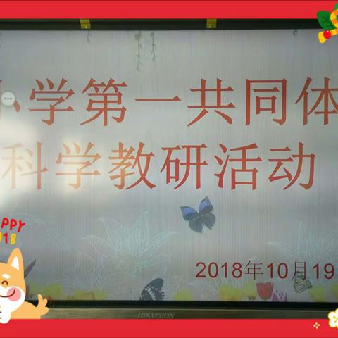 小学第一共同体科学集体教研活动