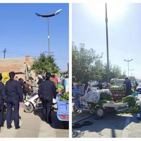 【林西县城市管理综合行政执法局】规范整治秋菜市场