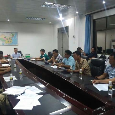 李建镇长代表镇党委集体约谈四术工作后进的博北村委会和头稍村委会的两委干部