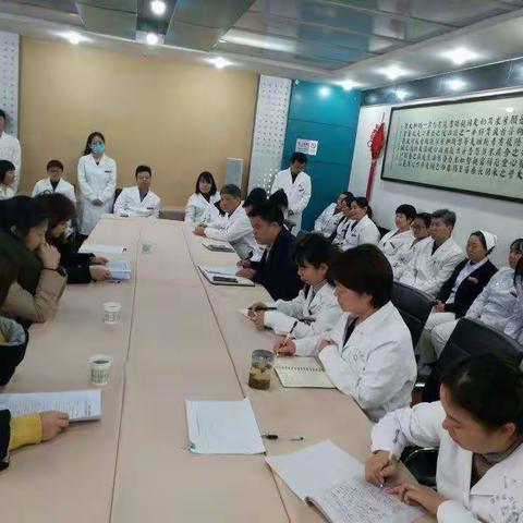 灞桥区卫健局对灞桥区中医医院2019年度综合目标任务完成情况进行检查考核