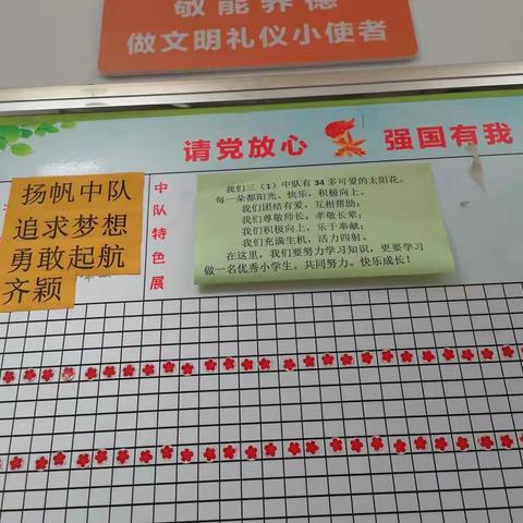 红领巾心向党  凝心聚力促成长---张店区潘南小学北校区三（1）中队风采展