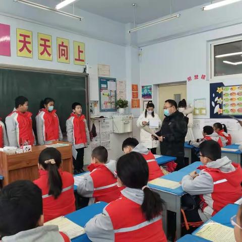 【相约冬奥—扛红旗、当先锋 宣化区在行动】宣化区阁西街小学诵读检测纪实