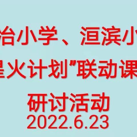 星火之芒，燎亮前路——铜冶小学、洹滨小学开展“星火计划”联动课堂研讨活动