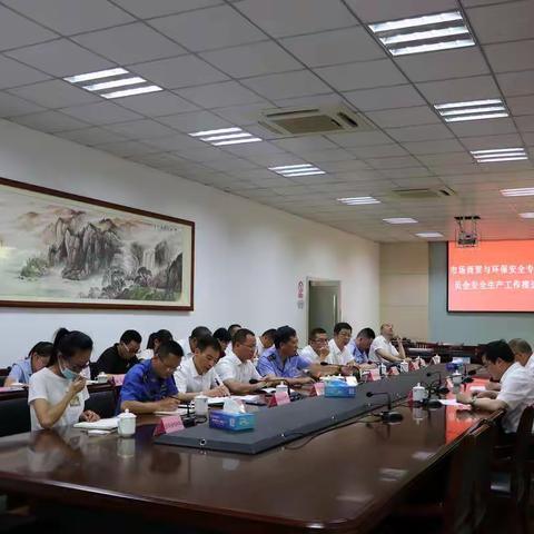 武义县市场商贸与环保安全专业委员会召开安全生产工作推进会