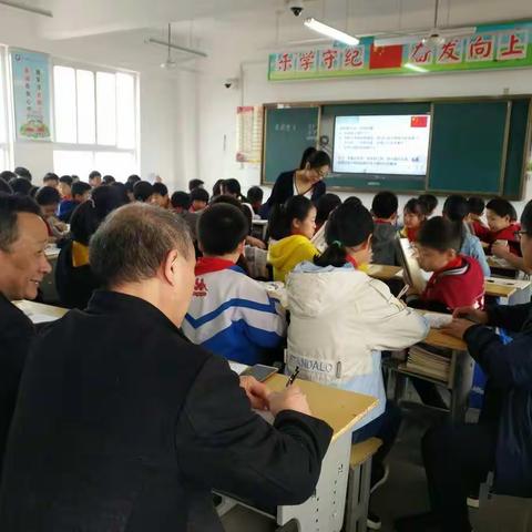 灌涨镇六年级数学教研在社区中心小学举行