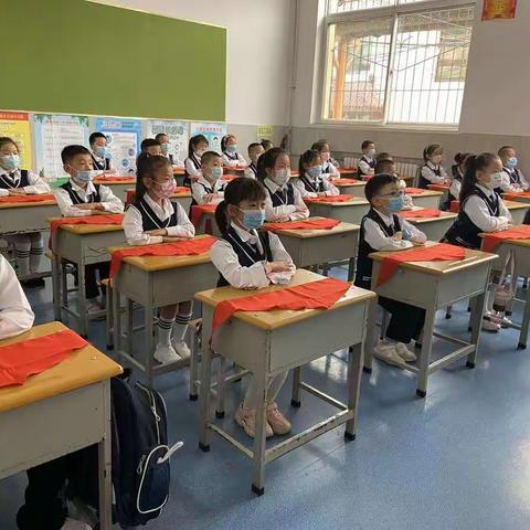 我成为了“中国少年先锋队队员”——后沟小学一年级学生入队仪式