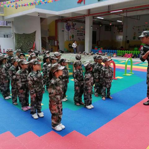 新星幼儿园大班——爱国主义教育周军训活动精彩回顾（4）