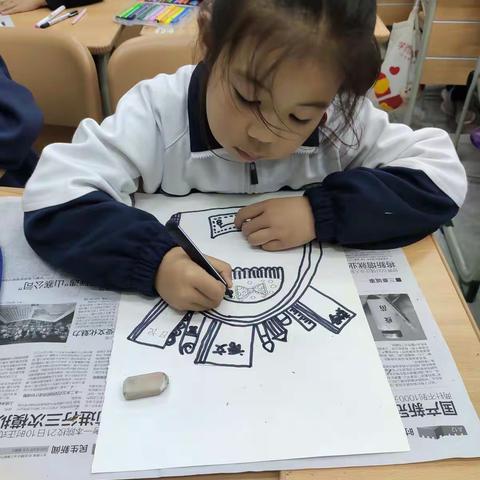 经开一校名京校区儿童画一班