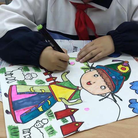 经开一校名京校区儿童画一班