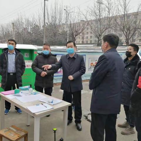 区委副书记朱键同志到许由街道疫情一线指导工作