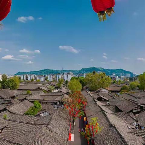 中国风水第一城 阆中古城