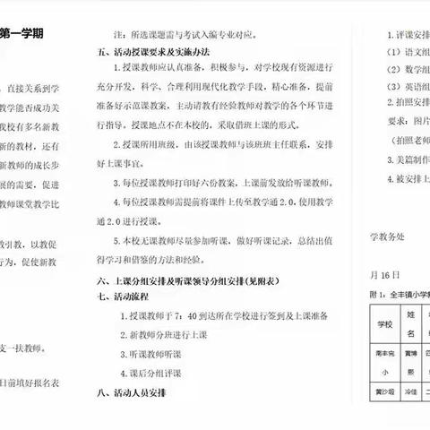 凝聚“新”力，共促成长—全丰镇小学新教师汇报课展示活动