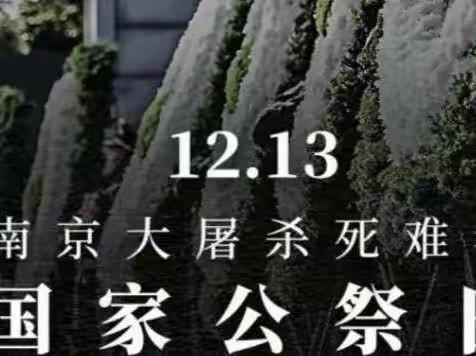 【国家公祭】铭记历史，珍爱和平——徐水区东釜山乡南街幼儿园国家公祭日活动