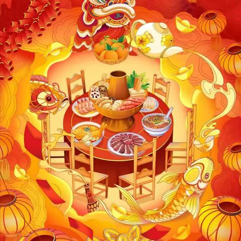技校师生龙年团拜会