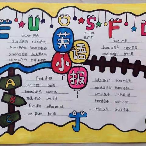 创意飞扬，图文并茂，秀出多彩寒假！