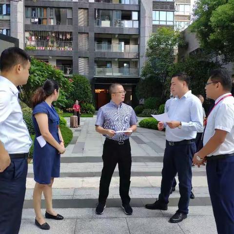 台江区委政法委吴勤书记再次视察后洲街道创建文明城市工作