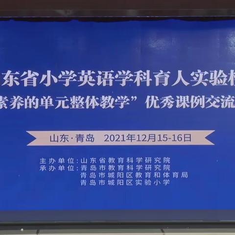 “指向核心素养的单元整体教学”优秀课例观课纪实