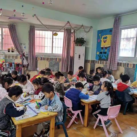 大一班小朋友们的日常