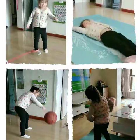 抗疫“小卫士”，秦安二幼中三班的小健将们居家日常——运动篇