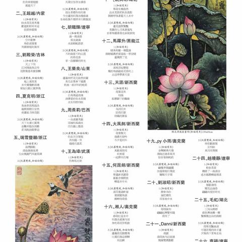 陈文泽教授国画作品《和谐有鱼》&《比翼双飞，和谐向阳》赋诗