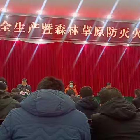 传达全县安全生产暨森林草原防灭火工作会议精神                               安排部署我场贯彻落实意见