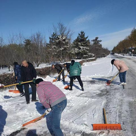 平城区北街社区卫生服务中心扫雪记实