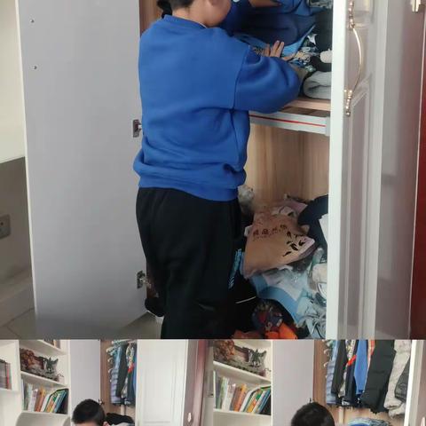 三峡中学五（一）班我的衣柜我做主，学做整理小能手