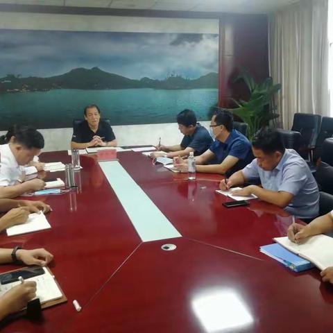丛台区政府副区长杜运平召开滏阳河生态修复安排部署会