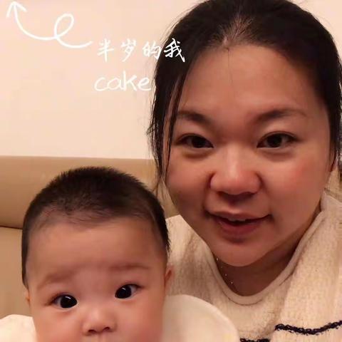 萱萱今天半岁了！