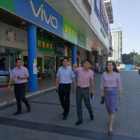 挂点网格领导到大洋社区检查全国文明城市创建工作