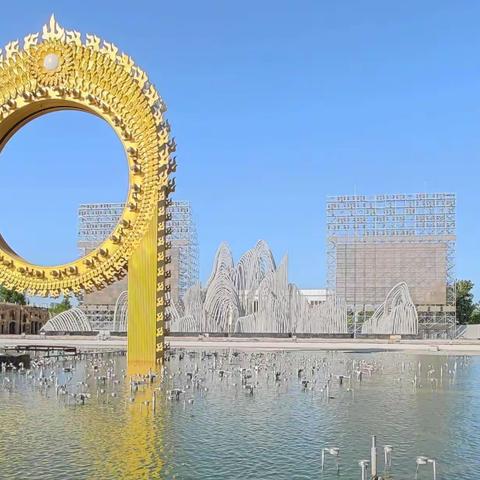 骑行  潇河莲花湾景区