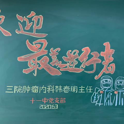 护山河无恙，佑人间皆安    ——    记十一中党支部“致敬最美逆行者”主题党日活动