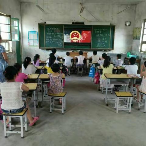 石佛镇沙集小学2018学年暑假作业指导活动