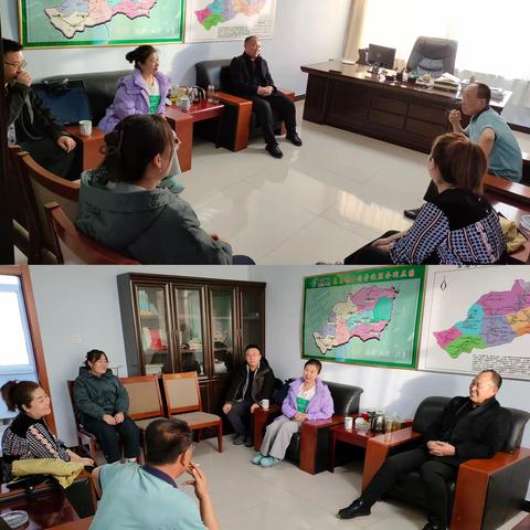 盟分公司李子君副总经理携代理金融一行支撑帮扶东乌分公司