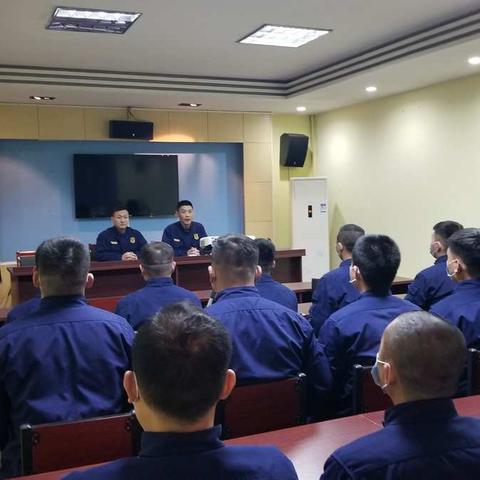 美里湖救援站加强“春节”期间队伍执勤战备意识